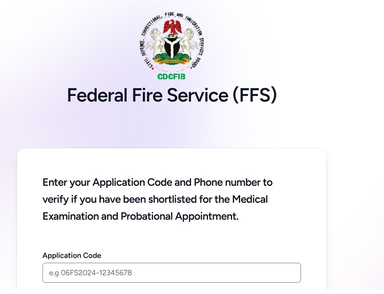 Federal Fire Service Shortlisted Candidates 2024